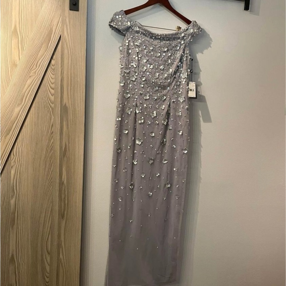 Adrianna Papell Beaded Gown